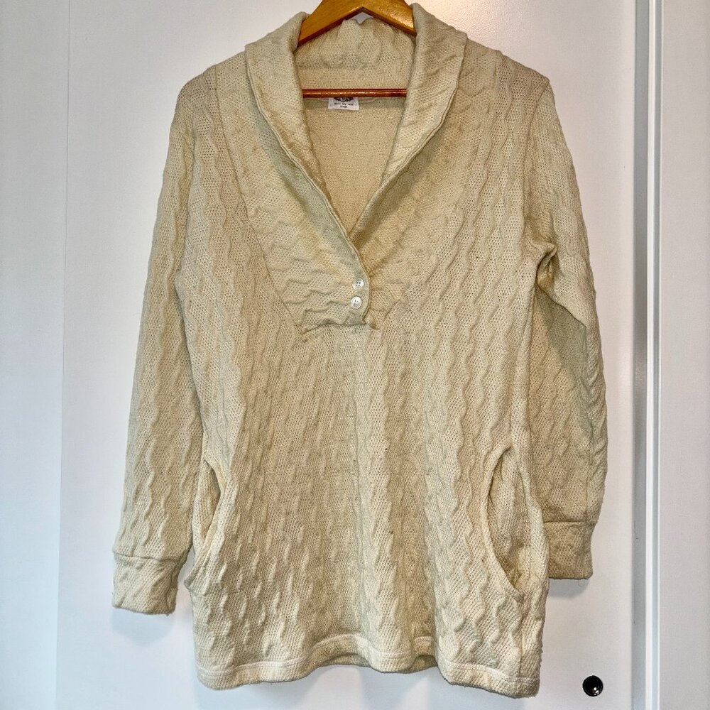 MADE IN CANADA - Cozy Cowl Neck Tunic Sweater - Devil May Wear